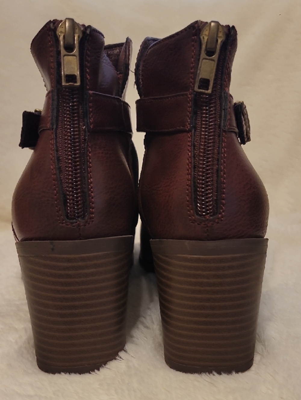 FRYE AND CO.  Pointed Ankle Booties with Buckle Strap - Picture 6 of 8